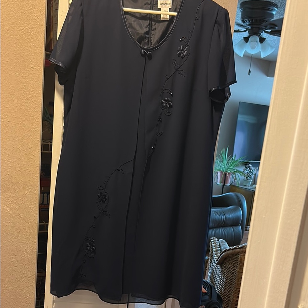Elegant Navy Blue Dress